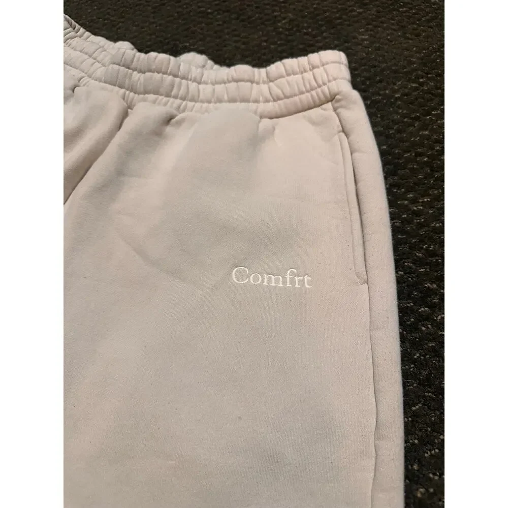 ‘Comfrt Brand’ Signature Sweatpants Joggers ‘Bone’ Color Size Large